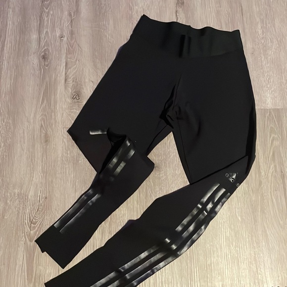 Adidas Tights with Mesh legging’s Size XS in Color Black - Picture 1 of 2